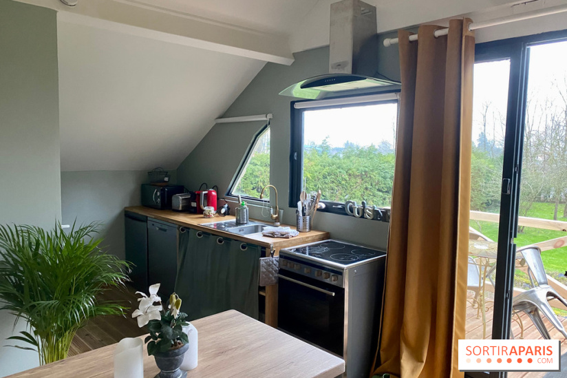 Le Domaine des Cabanes de l'Île - Cabane en bois Le nid La Cuisine.HEIC