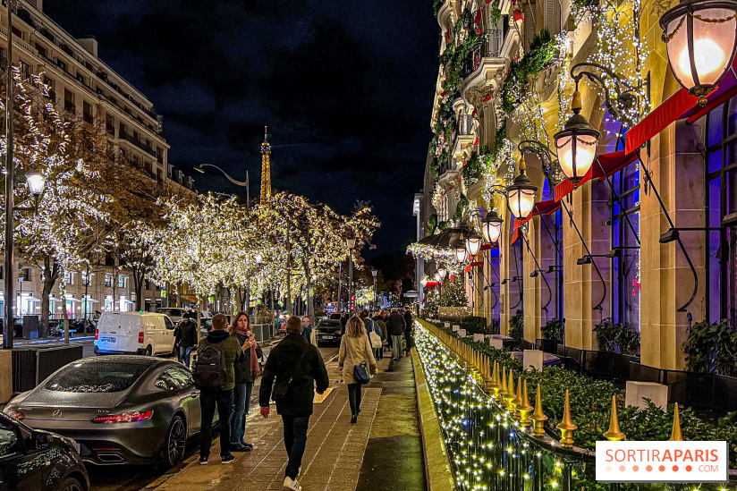 Les illuminations de Noël 2023 de l'Avenue Montaigne - cérémonie et décors féériques