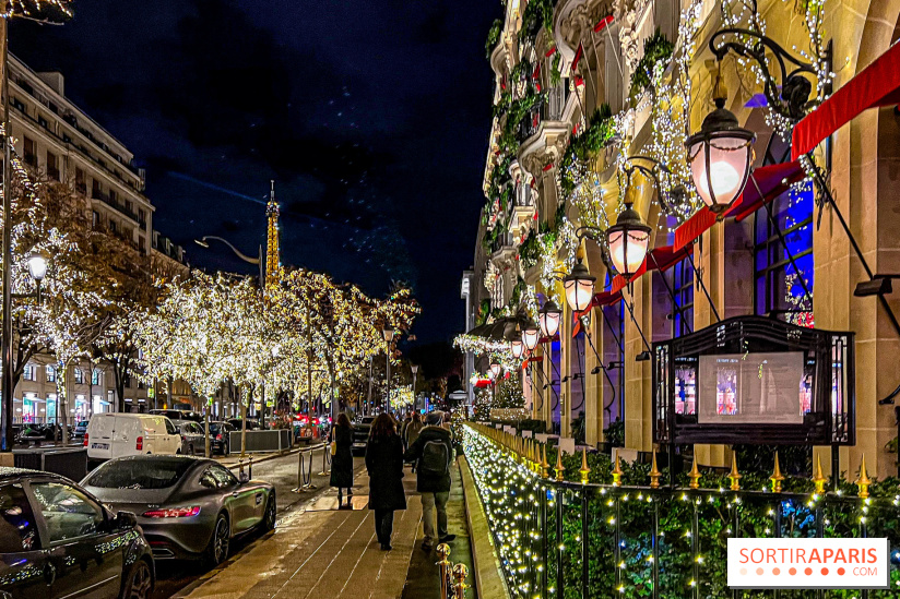 Les illuminations de Noël 2023 de l'Avenue Montaigne - cérémonie et décors féériques