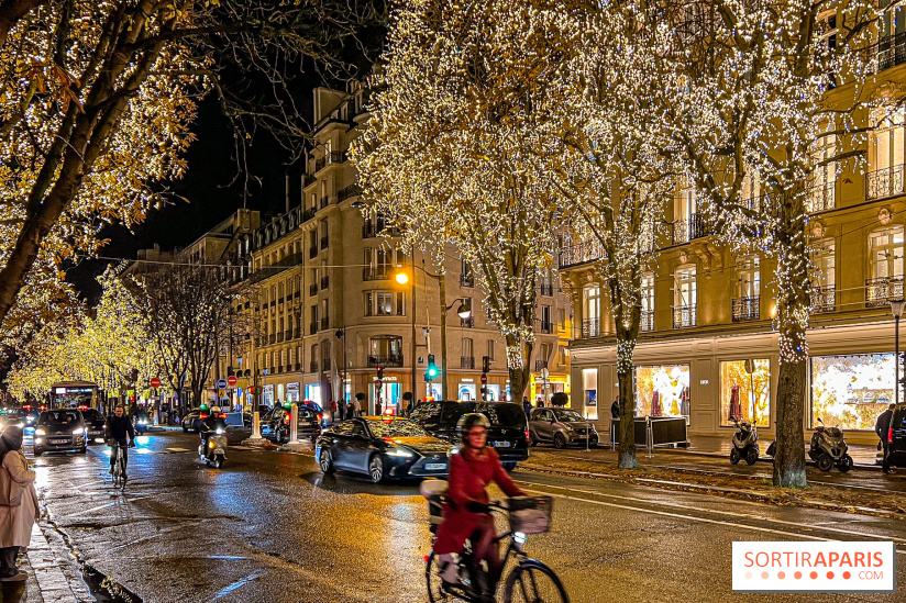 Les illuminations de Noël 2023 de l'Avenue Montaigne - cérémonie et décors féériques