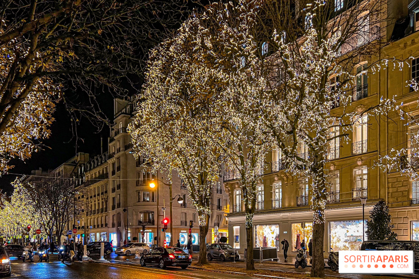 Les illuminations de Noël 2023 de l'Avenue Montaigne - cérémonie et décors féériques
