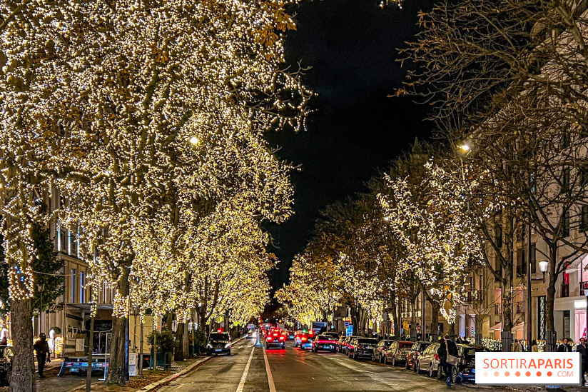 Les illuminations de Noël 2023 de l'Avenue Montaigne - cérémonie et décors féériques