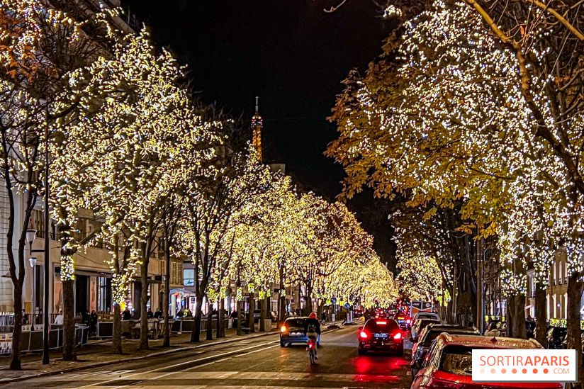 Les illuminations de Noël 2023 de l'Avenue Montaigne - cérémonie et décors féériques
