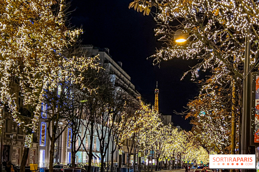 Les illuminations de Noël 2023 de l'Avenue Montaigne - cérémonie et décors féériques
