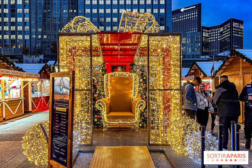 Le Marché de Noël 2023 de La Défense - Père Noël, spots photo illuminés, créateurs et stands gourmands