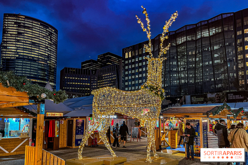Le Marché de Noël 2023 de La Défense - Père Noël, spots photo illuminés, créateurs et stands gourmands