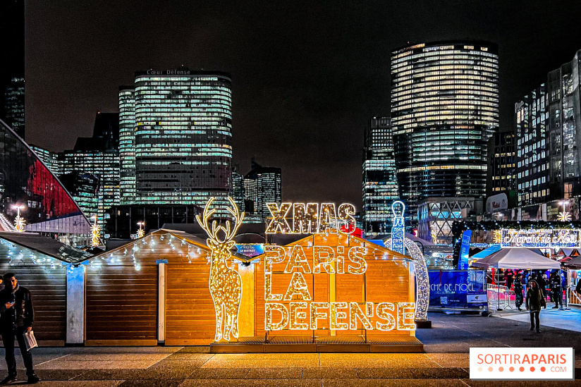 Le Marché de Noël 2023 de La Défense - Père Noël, spots photo illuminés, créateurs et stands gourmands