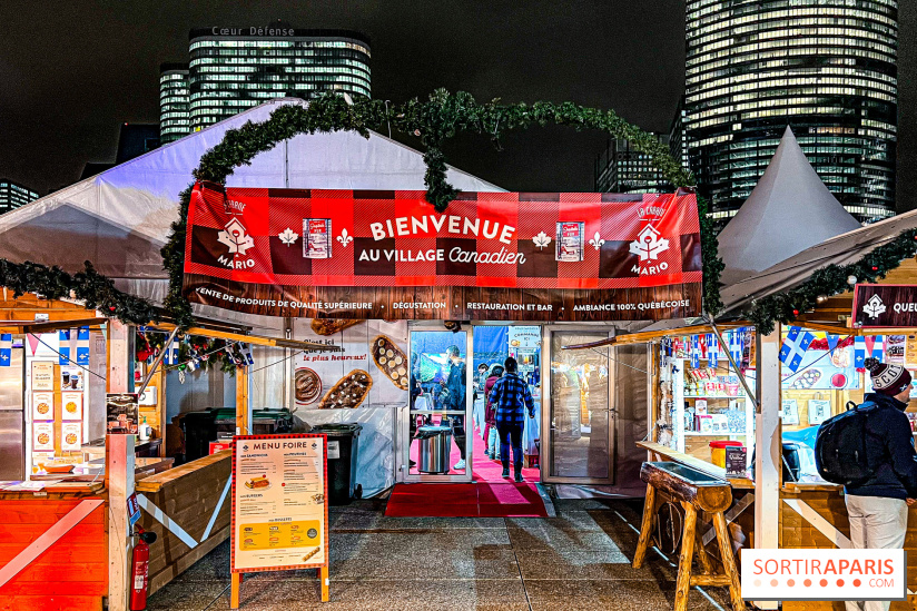 Le Marché de Noël 2023 de La Défense - Père Noël, spots photo illuminés, créateurs et stands gourmands