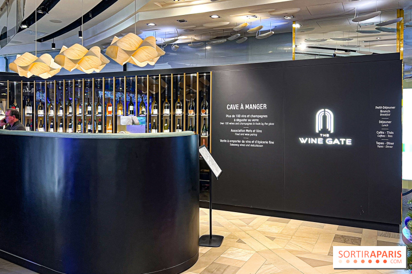 The Wine Gate, bar à vin et cave à manger des Galeries Lafayette Haussman