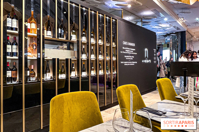 The Wine Gate, bar à vin et cave à manger des Galeries Lafayette Haussman