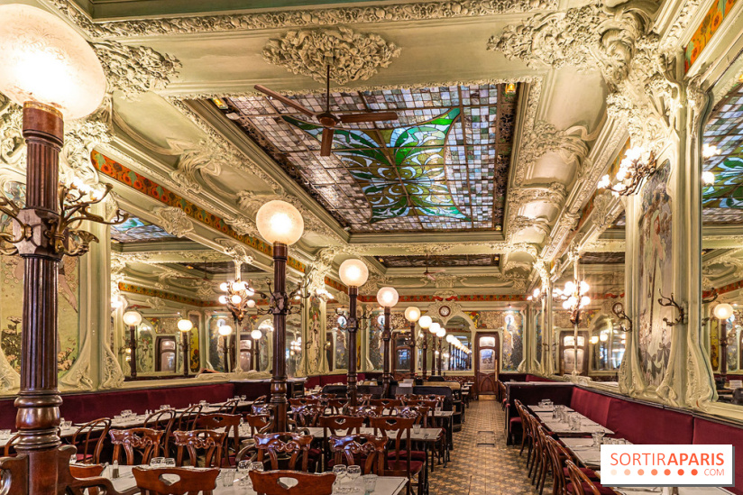 Le Bouillon Julien, la brasserie au sublime décor art nouveau, son menu et ses plats