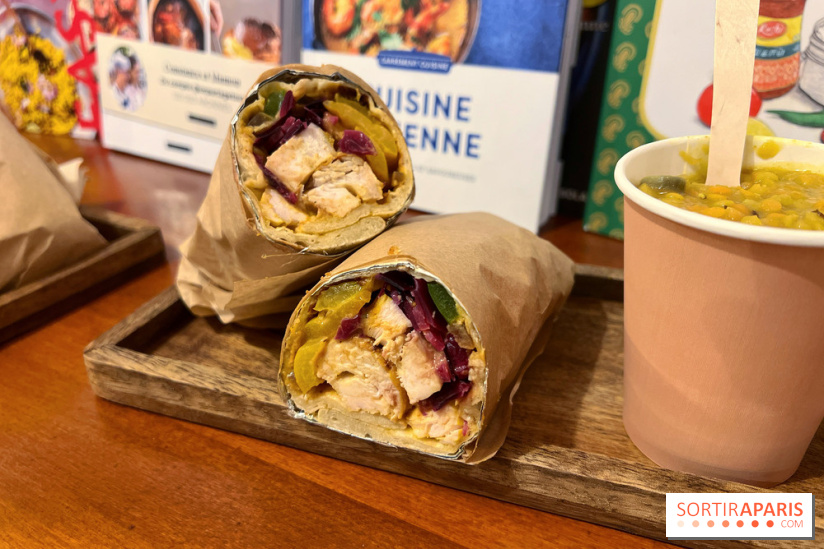 Kuna, naan indien façon street-food - Naan poulet