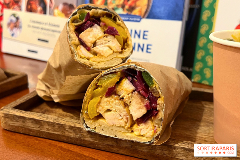 Kuna, naan indien façon street-food - Naan poulet