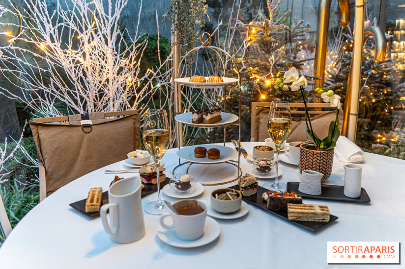 Le Tea Time du Joy à l'Hôtel Fouquet's sur sa terrasse d'hiver enchantée -  A7C9634