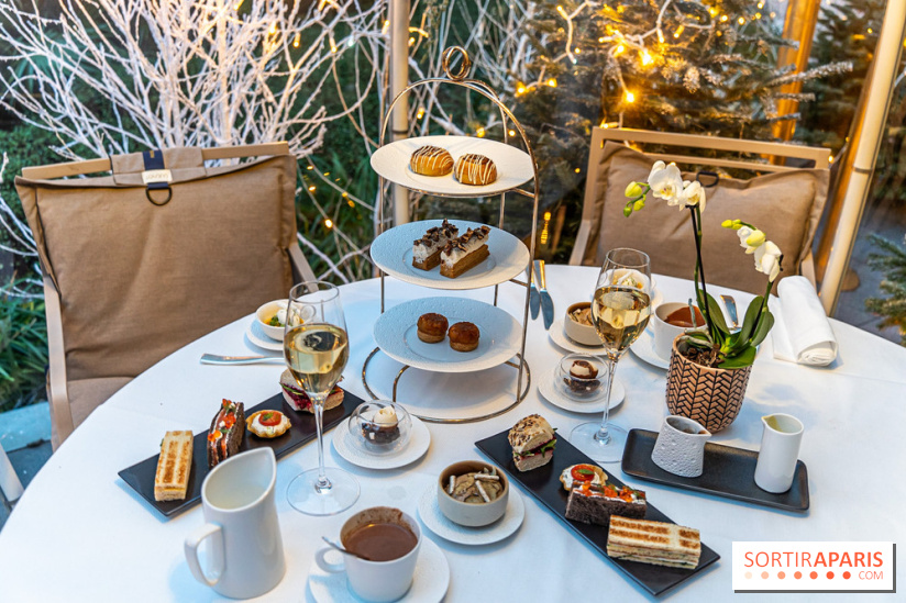 Le Tea Time du Joy à l'Hôtel Fouquet's sur sa terrasse d'hiver enchantée -  A7C9639