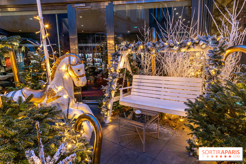 Le Tea Time du Joy à l'Hôtel Fouquet's sur sa terrasse d'hiver enchantée -  A7C9667