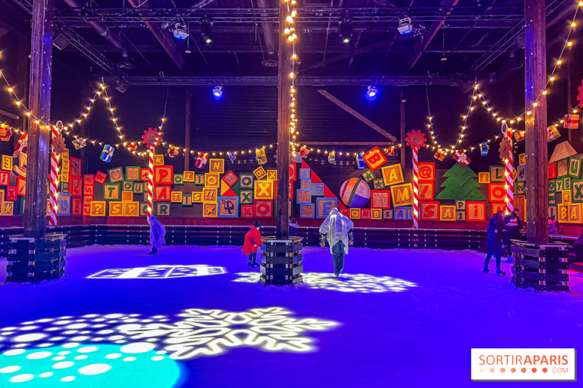 Noël au Parc Astérix 2023, sentier de lumières et patinoire