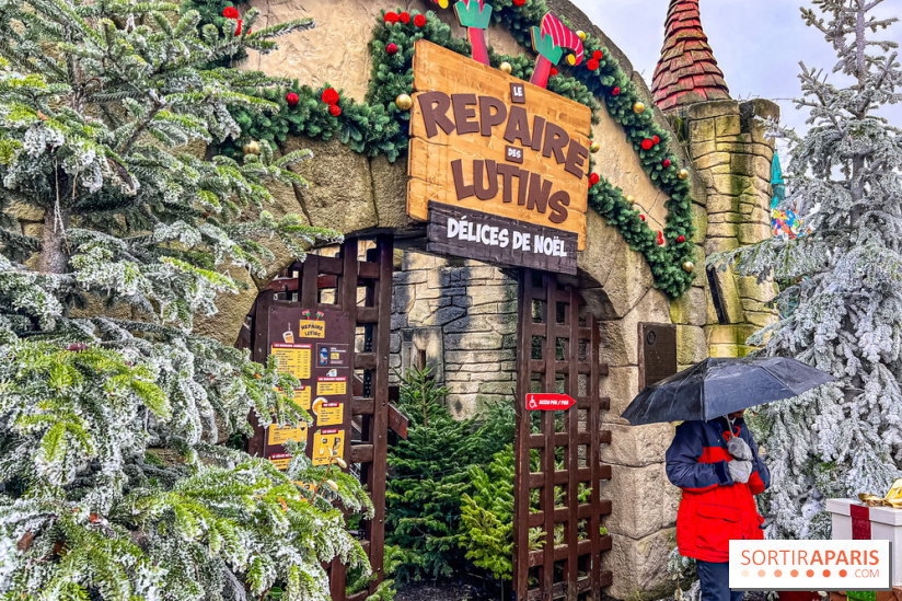 Noël au Parc Astérix 2023, sentier de lumières et patinoire - IMG 4924