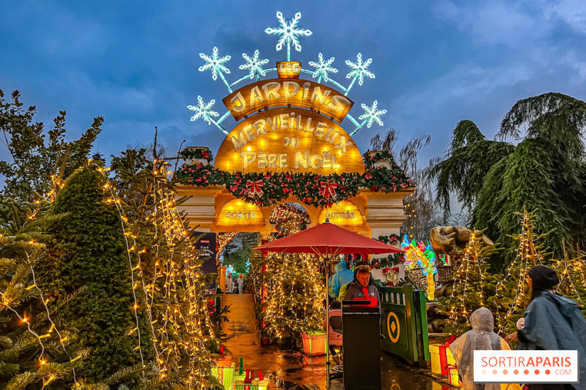 Noël au Parc Astérix 2023, sentier de lumières et patinoire