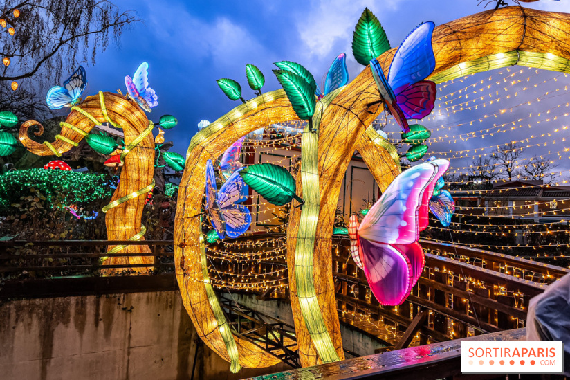 Noël au Parc Astérix 2023, sentier de lumières et patinoire