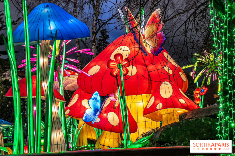 Noël au Parc Astérix 2023, sentier de lumières et patinoire