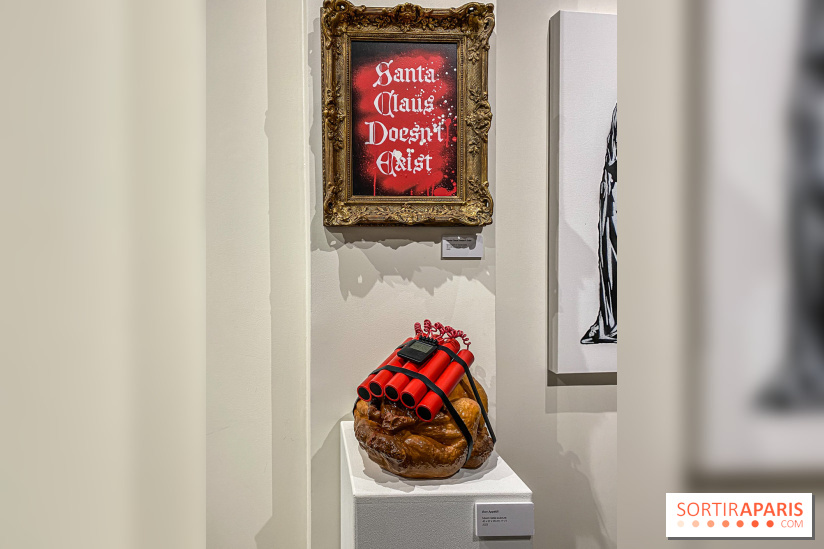 Exposition de Goin à la galerie La Lison : Santa Claus doesn't exist - IMG 3140