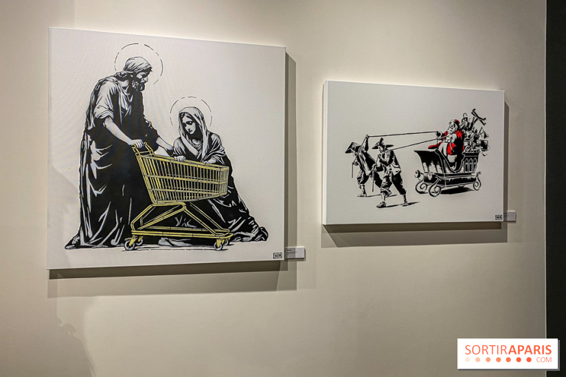 Exposition de Goin à la galerie La Lison : Santa Claus doesn't exist - IMG 3141