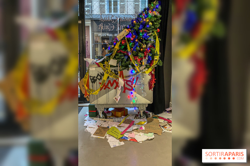 Exposition de Goin à la galerie La Lison : Santa Claus doesn't exist - IMG 3145