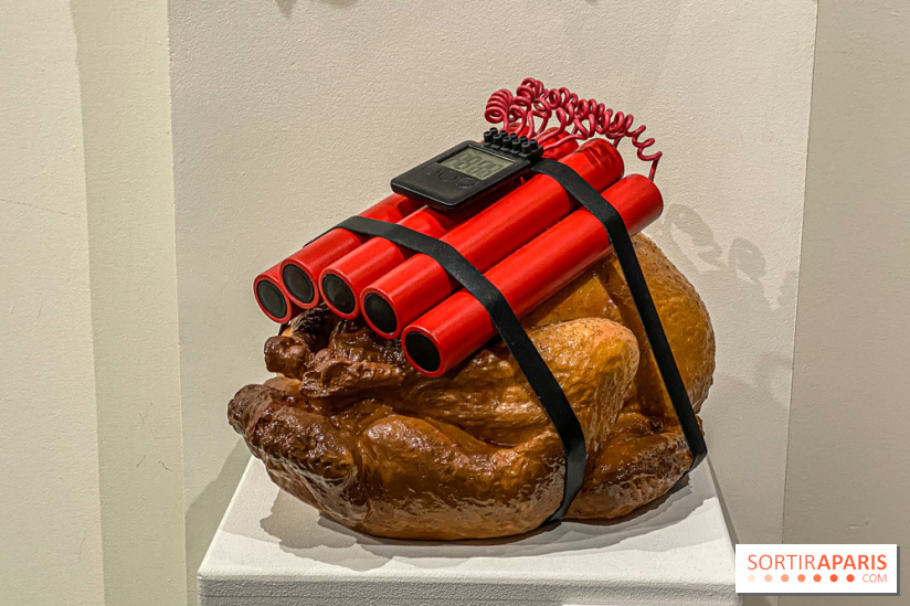 Exposition de Goin à la galerie La Lison : Santa Claus doesn't exist - IMG 3155