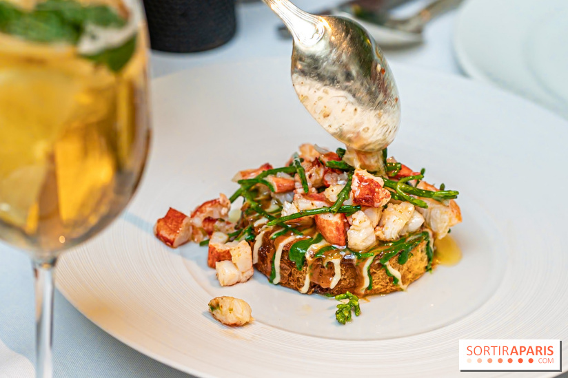 La Bauhinia par Quentin Testart au Shangri La Paris -  pain perdu de homard