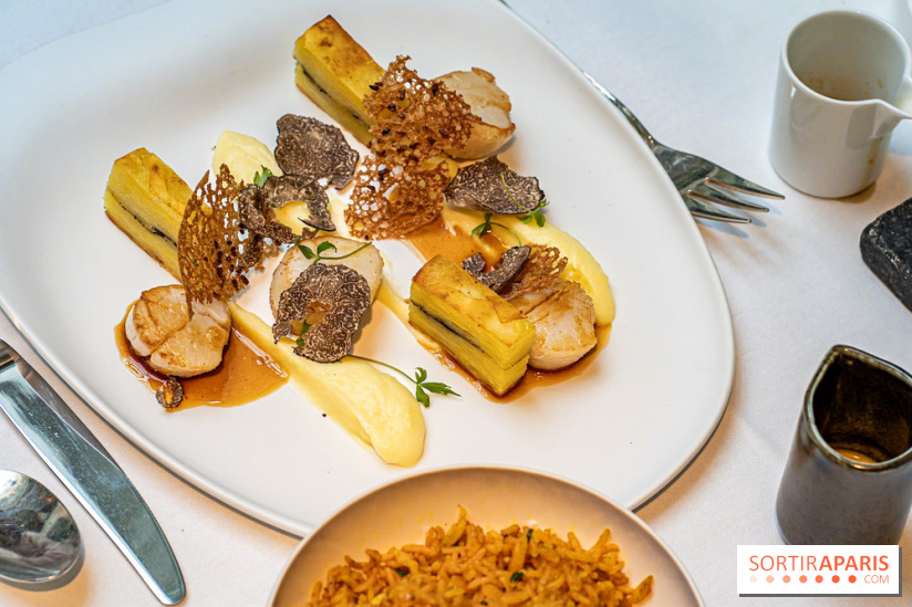 La Bauhinia par Quentin Testart au Shangri La Paris -  saint Jacques truffe