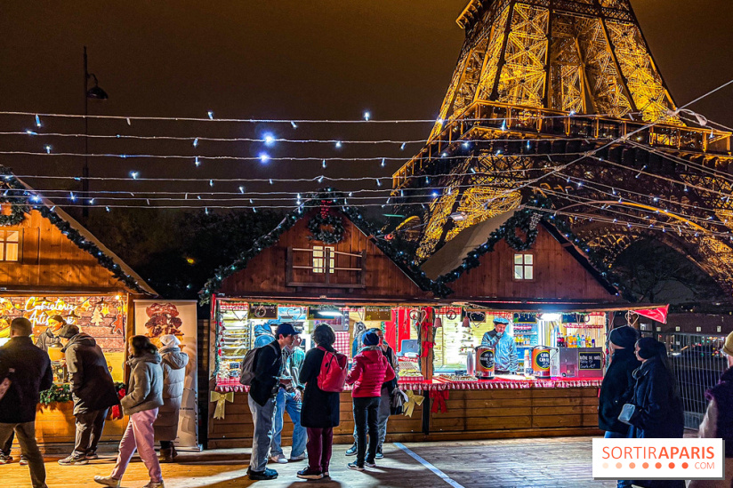 Marché de Noël 2023 au pied de la tour Eiffel - Quai Jacques Chirac - image00057