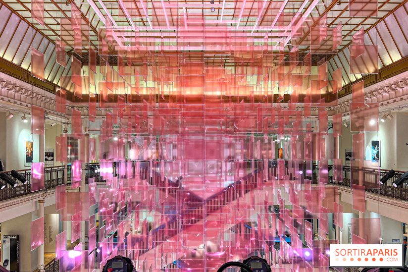 Aux Beaux Carrés, l'exposition de Daniel Buren au Bon Marché Rive Gauche  - image00042