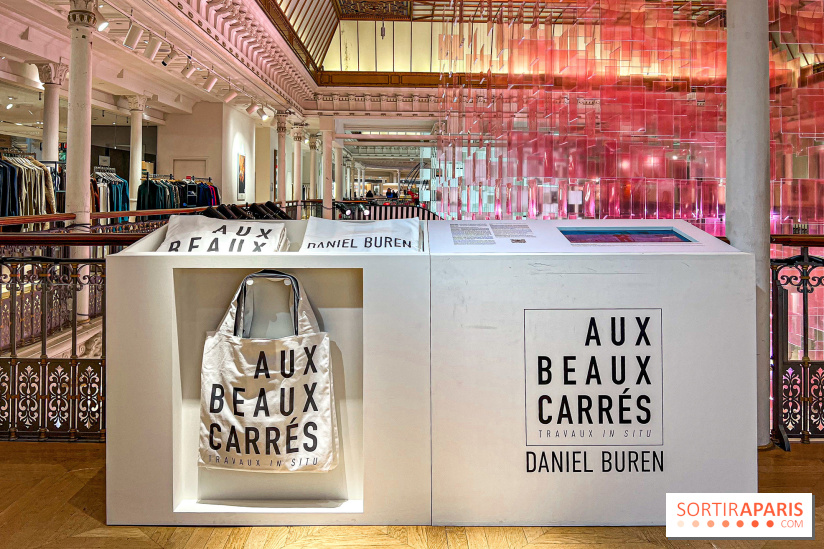 Aux Beaux Carrés, l'exposition de Daniel Buren au Bon Marché Rive Gauche  - image00043