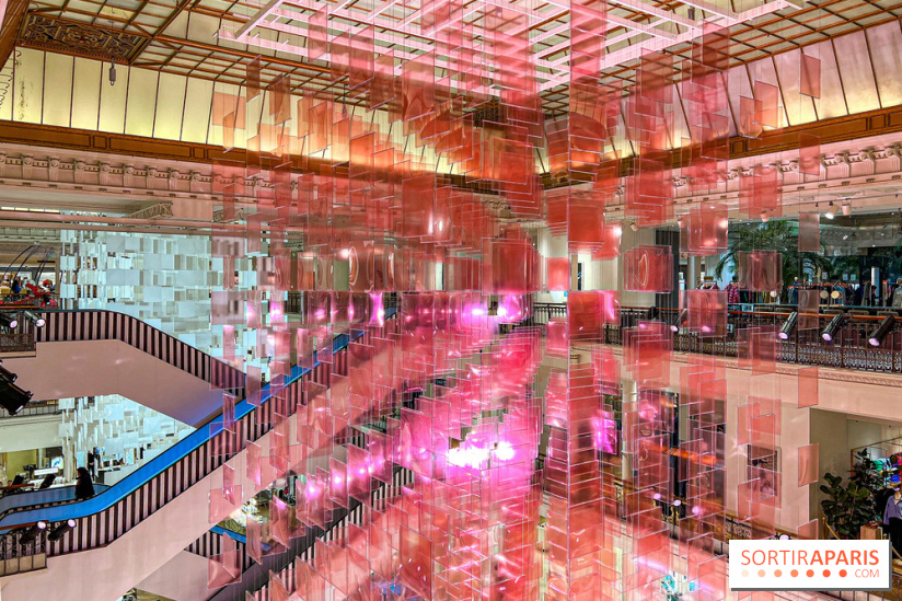 Aux Beaux Carrés, l'exposition de Daniel Buren au Bon Marché Rive Gauche  - image00045