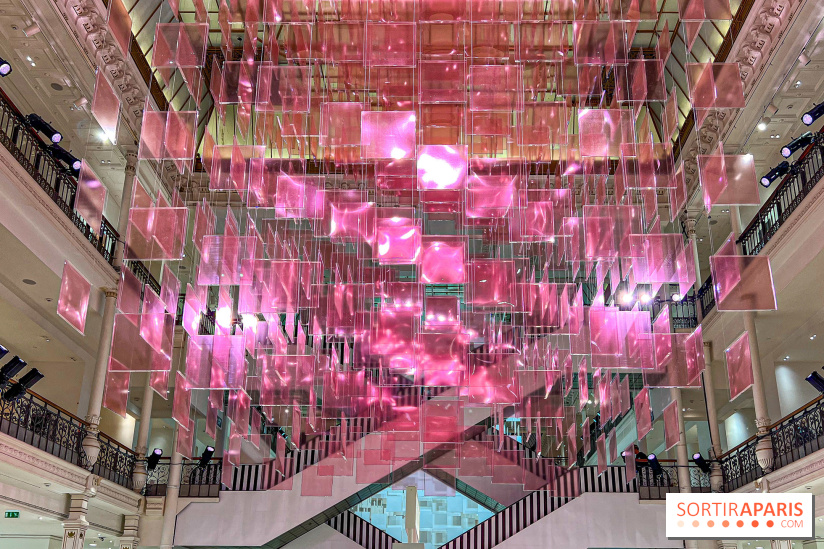 Aux Beaux Carrés, l'exposition de Daniel Buren au Bon Marché Rive Gauche  - image00081