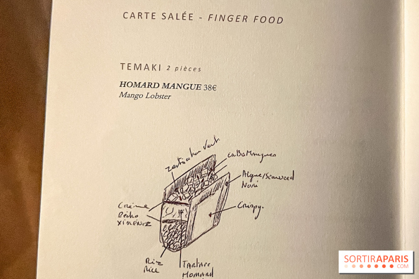 Céleste, le bar éphémère du Cheval Blanc Paris en plein ciel de Paris - carte - menu