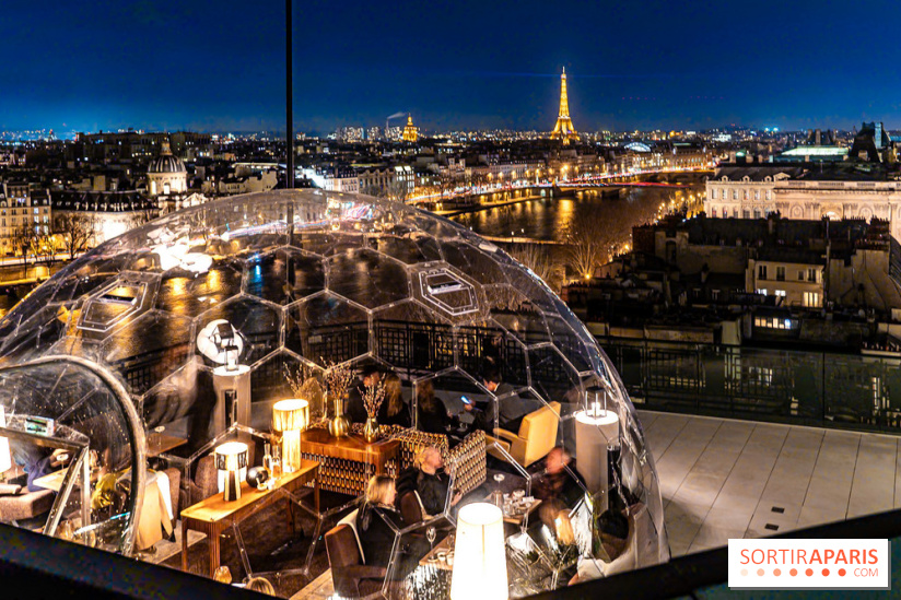Céleste, le bar éphémère du Cheval Blanc Paris en plein ciel de Paris -  A7C2146
