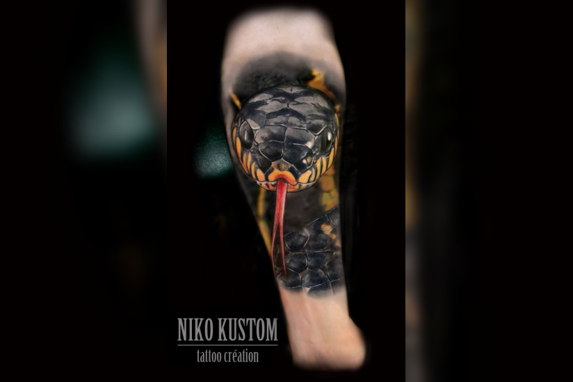 Kustom Tattoo le studio de tatouage à Paris qui repousse les limites du réalisme.