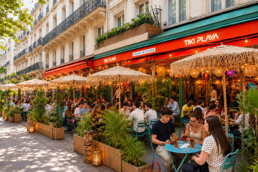 TiKi Playa : un beach bar festif et une énorme terrasse spéciale summer !