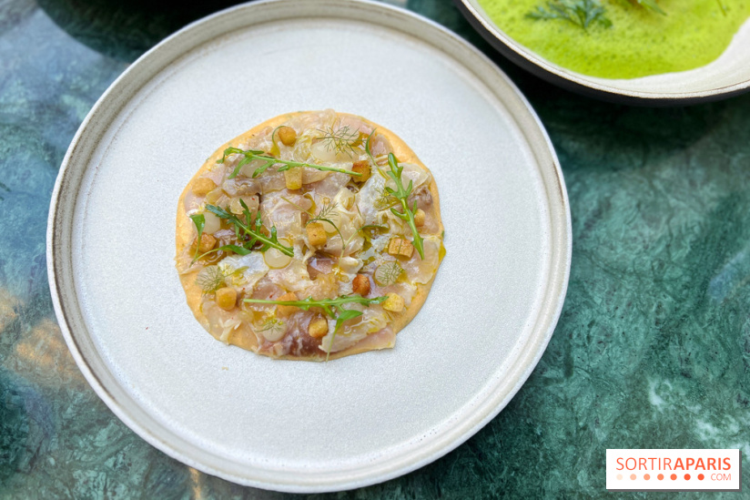 Halo de Victor Blanchet - Carpaccio de mulet