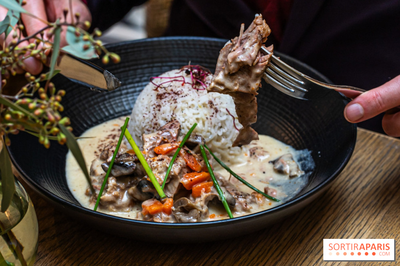 Les Chouettes restaurant  -  blanquette de veau