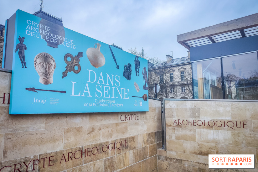 Dans la Seine : une expo de la Crypte archéologique dévoile les objets retrouvés dans la Seine  - IMG20240130102123