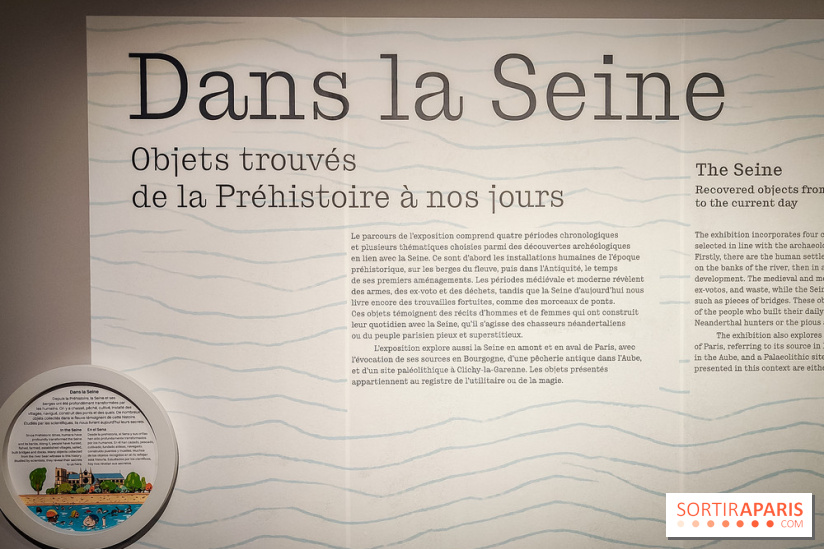 Dans la Seine : une expo de la Crypte archéologique dévoile les objets retrouvés dans la Seine  - IMG20240130101822