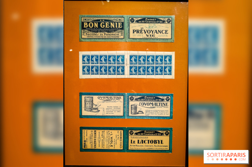 Carnets de timbres dans l'air du temps, l'exposition originale du musée de la Poste - nos photos - IMG20240130183512