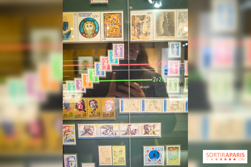 Carnets de timbres dans l'air du temps, l'exposition originale du musée de la Poste - nos photos - IMG20240130183754