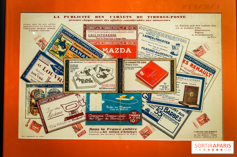 Carnets de timbres dans l'air du temps, l'exposition originale du musée de la Poste - nos photos - IMG20240130184506