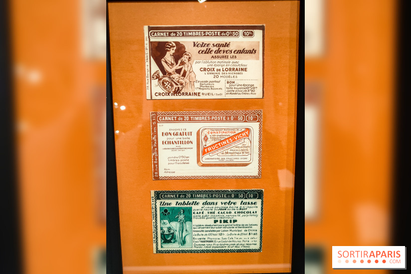 Carnets de timbres dans l'air du temps, l'exposition originale du musée de la Poste - nos photos - IMG20240130183524