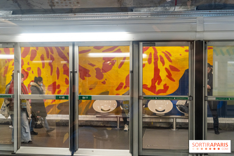 La station de Métro Châtelet re-décoré par des street-artistes -  A7C4419