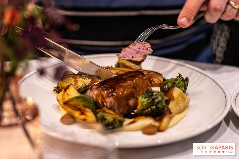 Marguerite 1606, restaurant du Domaine de la Reine Margot -  veau